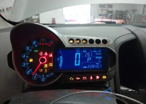 2013 Chevrolet Sonic Ls Auto из США, поврежденный, VIN 1G1JA6SH2D4139951